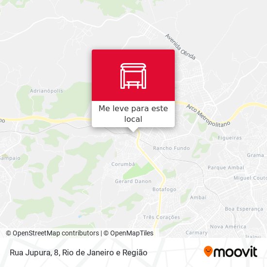 Rua Jupura, 8 mapa