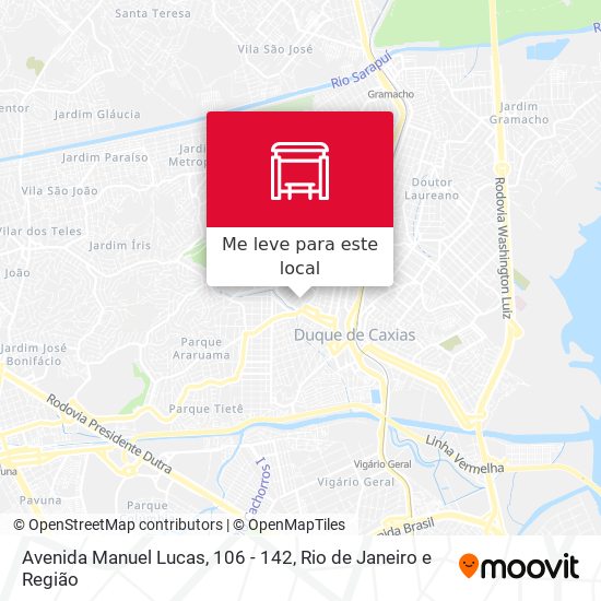 Avenida Manuel Lucas, 106 - 142 mapa