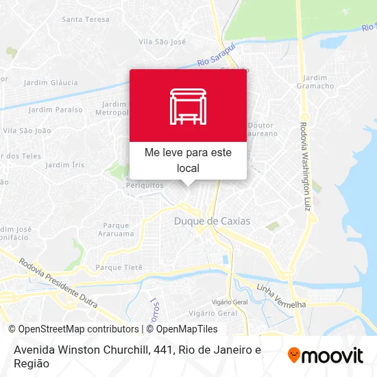 Avenida Winston Churchill, 441 mapa