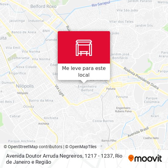 Avenida Doutor Arruda Negreiros, 1217 - 1237 mapa