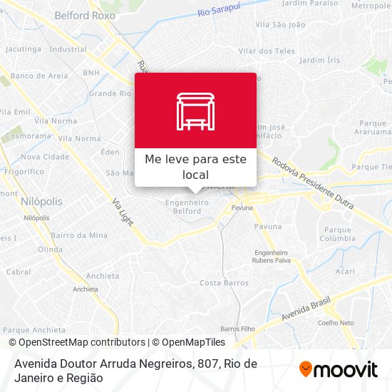 Avenida Doutor Arruda Negreiros, 807 mapa