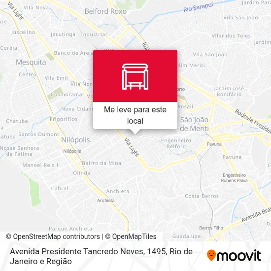 Avenida Presidente Tancredo Neves, 1495 mapa
