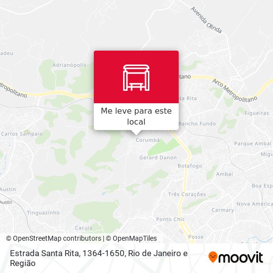 Estrada Santa Rita, 1364-1650 mapa