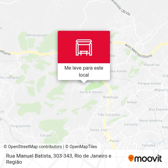 Rua Manuel Batista, 303-343 mapa