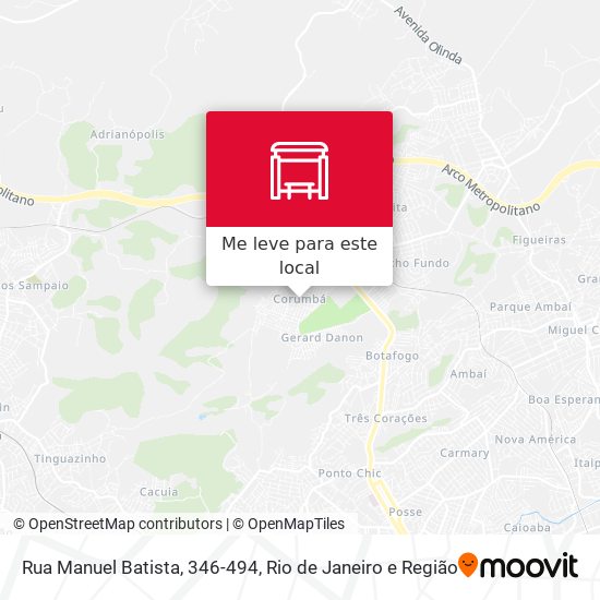 Rua Manuel Batista, 346-494 mapa