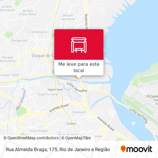 Rua Almeida Braga, 175 mapa