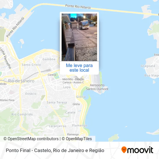 Ponto Final - Castelo mapa