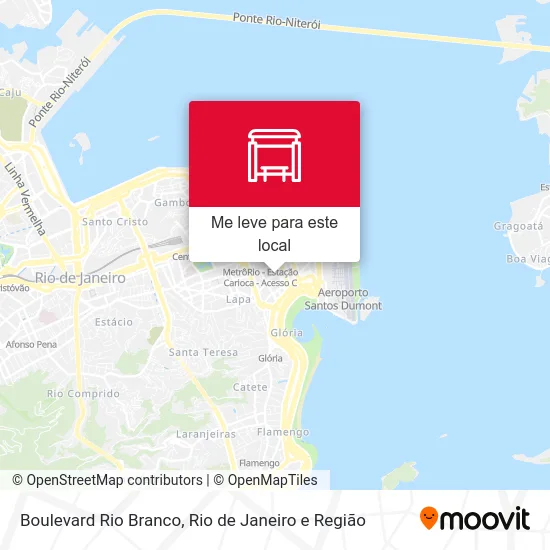 Boulevard Rio Branco mapa