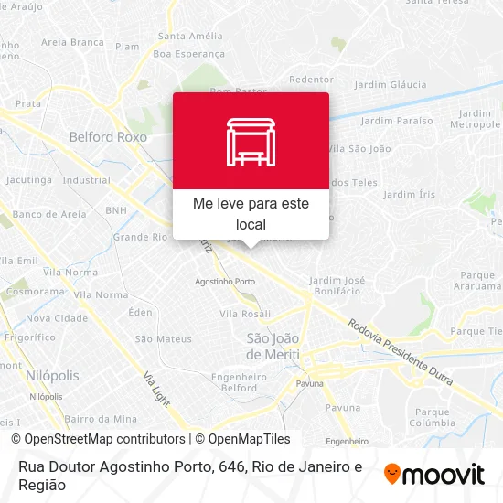 Rua Doutor Agostinho Porto, 646 mapa