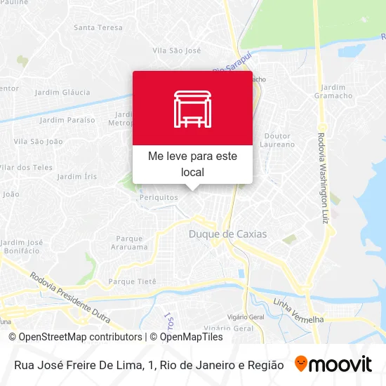Rua José Freire De Lima, 1 mapa