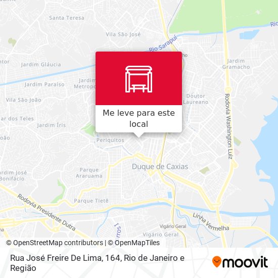 Rua José Freire De Lima, 164 mapa