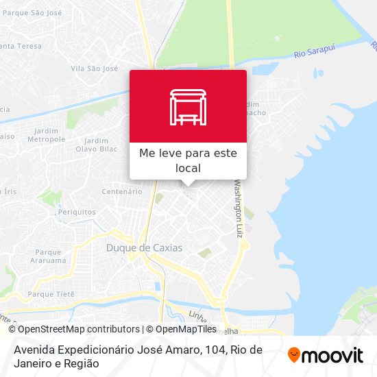 Avenida Expedicionário José Amaro, 104 mapa