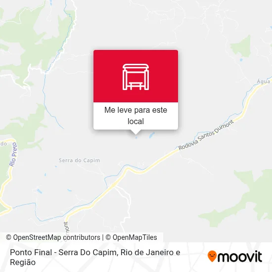 Ponto Final - Serra Do Capim mapa