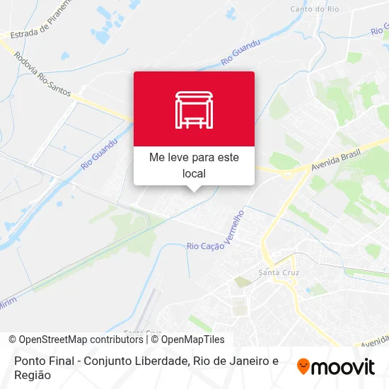 Ponto Final - Conjunto Liberdade mapa