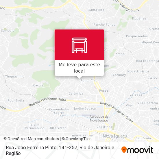 Rua Joao Ferreira Pinto, 141-257 mapa