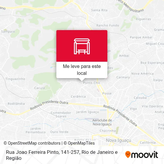 Rua Joao Ferreira Pinto, 141-257 mapa