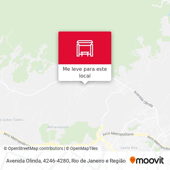 Avenida Olinda, 4246-4280 mapa