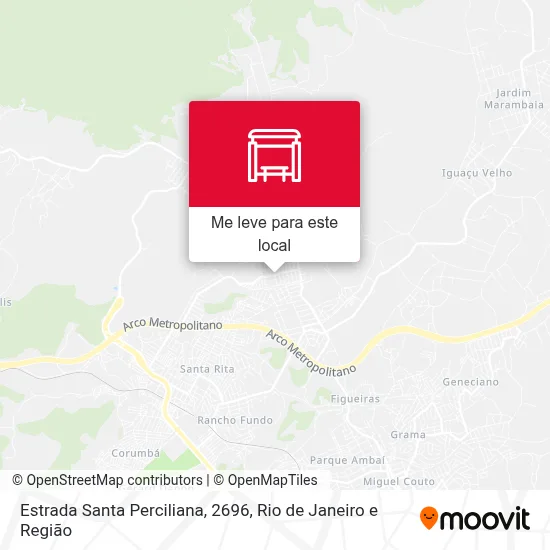 Estrada Santa Perciliana, 2696 mapa