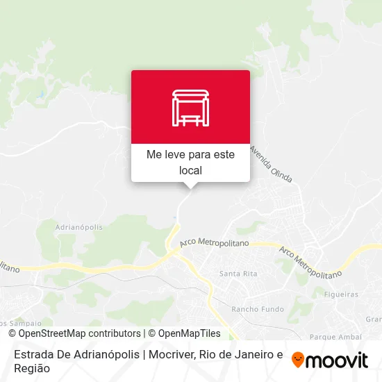 Estrada De Adrianópolis | Mocriver mapa