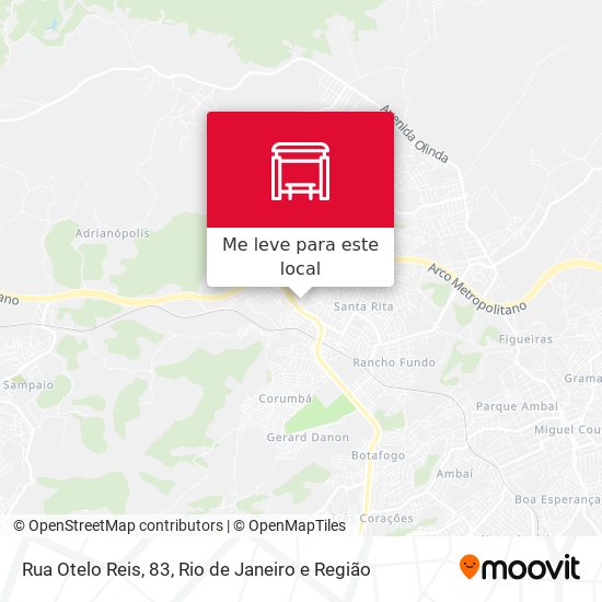 Rua Otelo Reis, 83 mapa