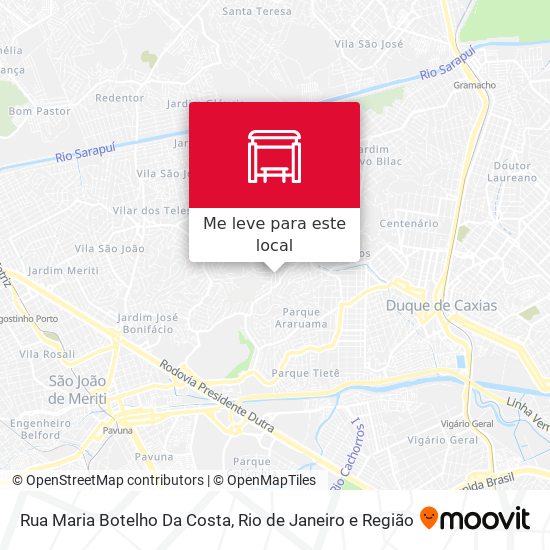 Rua Maria Botelho Da Costa mapa