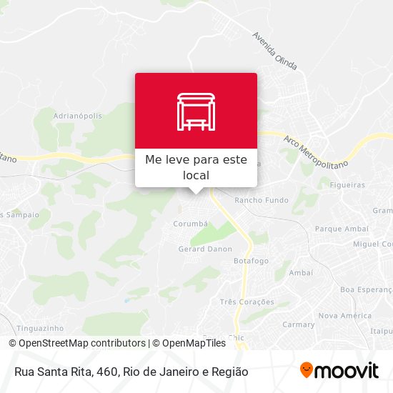 Rua Santa Rita, 460 mapa