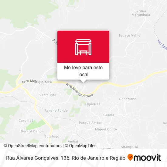 Rua Álvares Gonçalves, 136 mapa