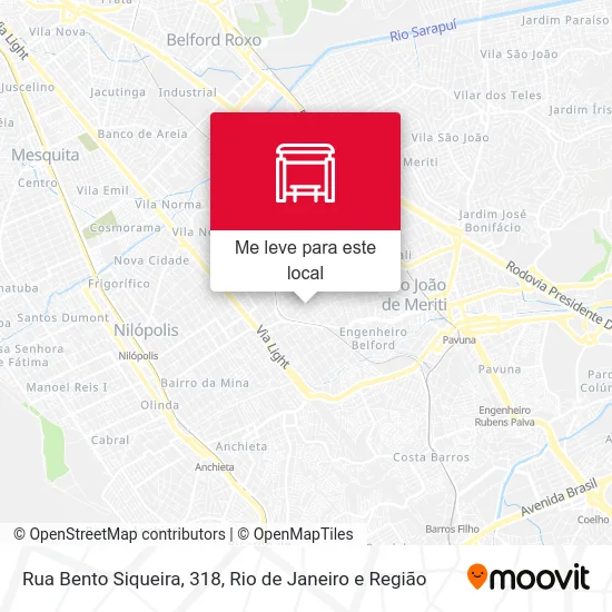 Rua Bento Siqueira, 318 mapa