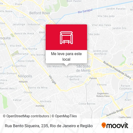 Rua Bento Siqueira, 235 mapa