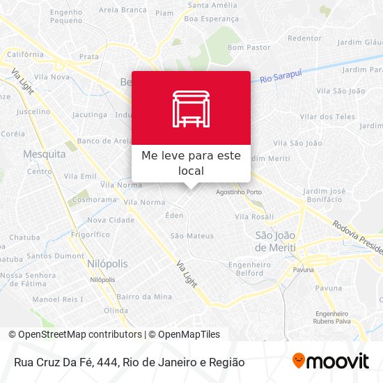 Rua Cruz Da Fé, 444 mapa