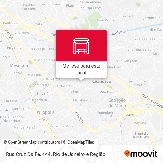 Rua Cruz Da Fé, 444 mapa