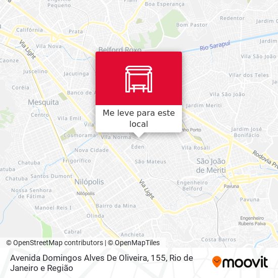 Avenida Domingos Alves De Oliveira, 155 mapa