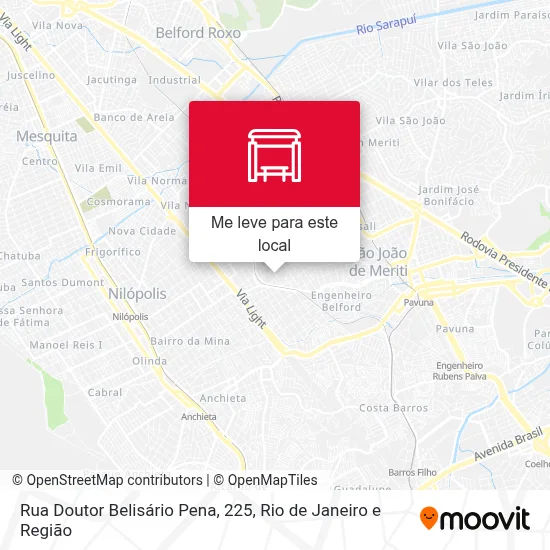 Rua Doutor Belisário Pena, 225 mapa