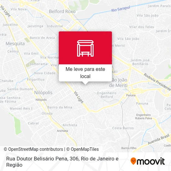 Rua Doutor Belisário Pena, 306 mapa