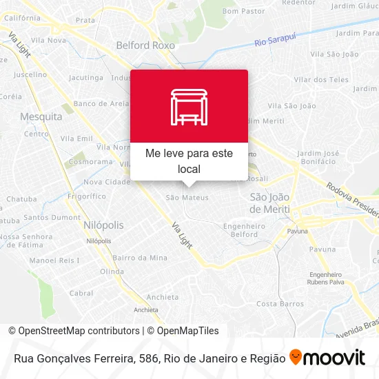 Rua Gonçalves Ferreira, 586 mapa