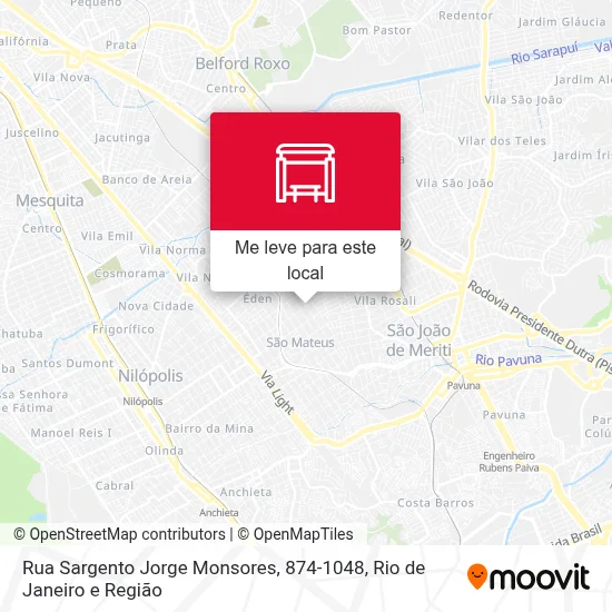 Rua Sargento Jorge Monsores, 874-1048 mapa