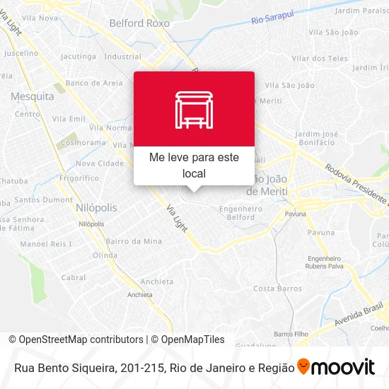 Rua Bento Siqueira, 201-215 mapa