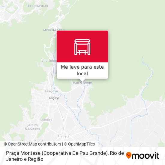 Praça Montese (Cooperativa De Pau Grande) mapa