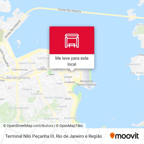 Terminal Nilo Peçanha III mapa