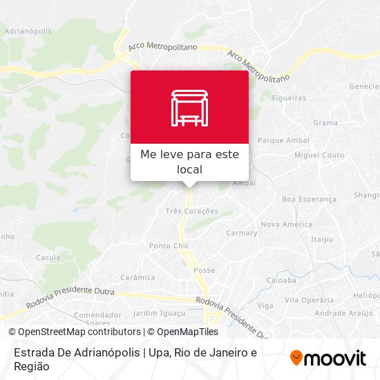 Estrada De Adrianópolis | Upa mapa