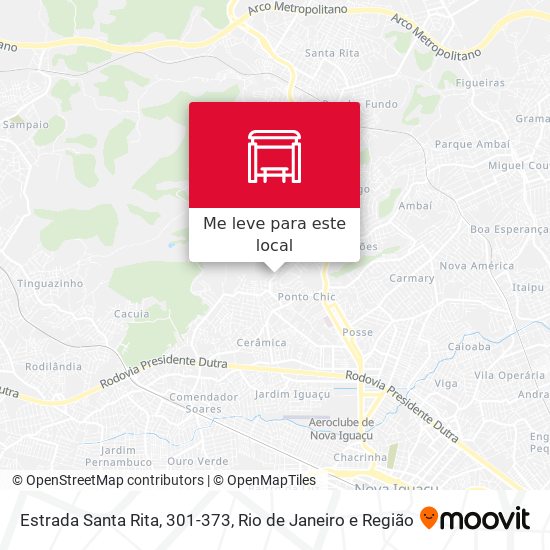 Estrada Santa Rita, 301-373 mapa