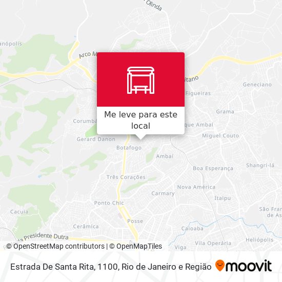 Estrada De Santa Rita, 1100 mapa