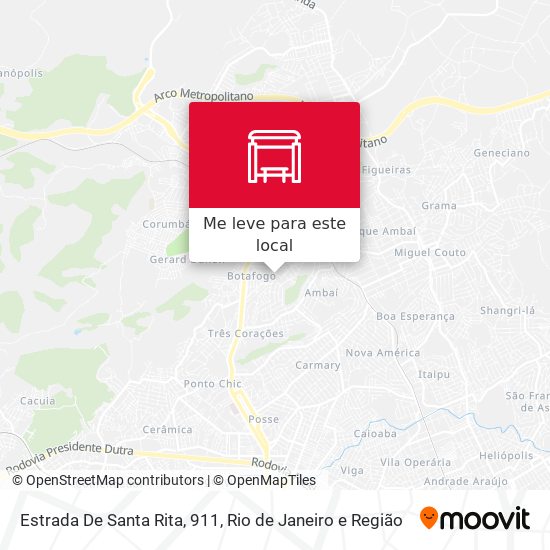 Estrada De Santa Rita, 911 mapa