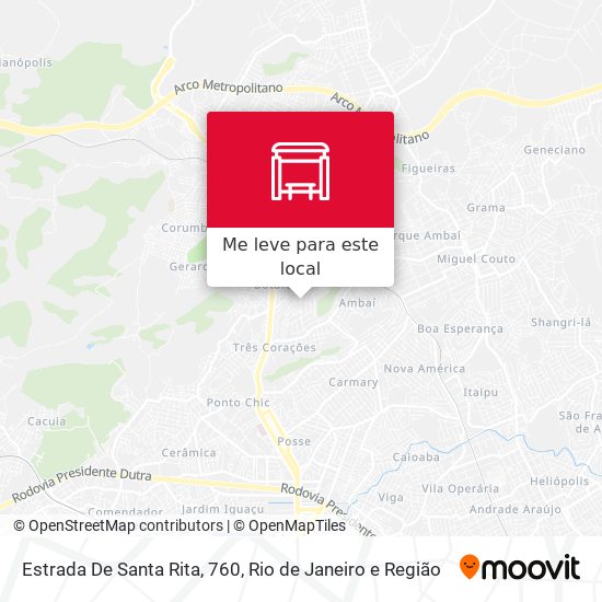 Estrada De Santa Rita, 760 mapa