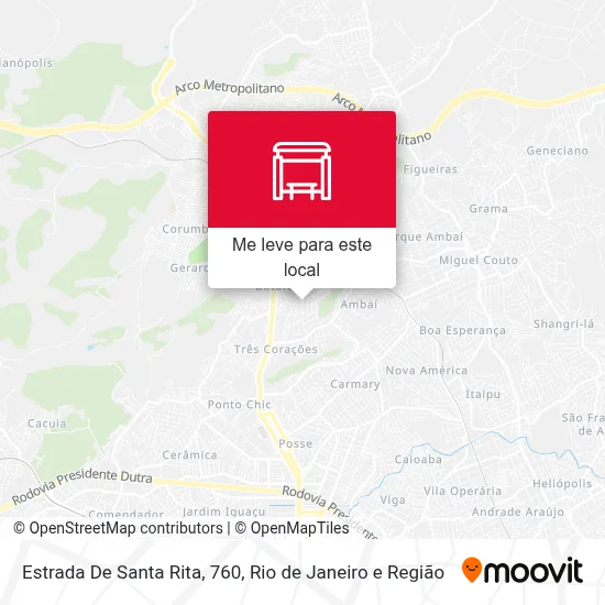 Estrada De Santa Rita, 760 mapa