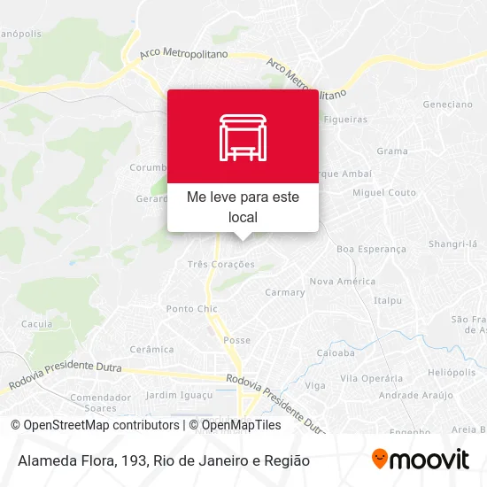 Alameda Flora, 193 mapa