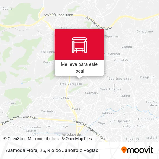 Alameda Flora, 25 mapa