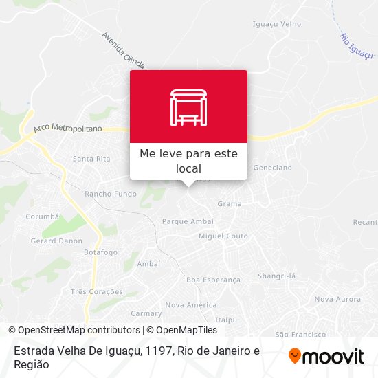 Estrada Velha De Iguaçu, 1197 mapa