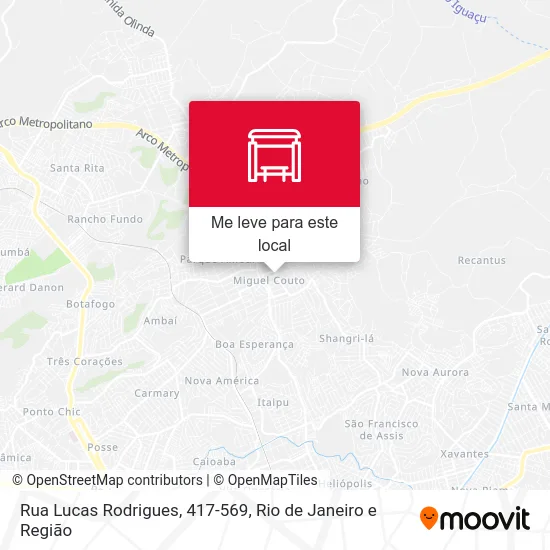 Rua Lucas Rodrigues, 417-569 mapa