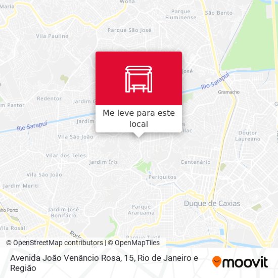 Avenida João Venâncio Rosa, 15 mapa